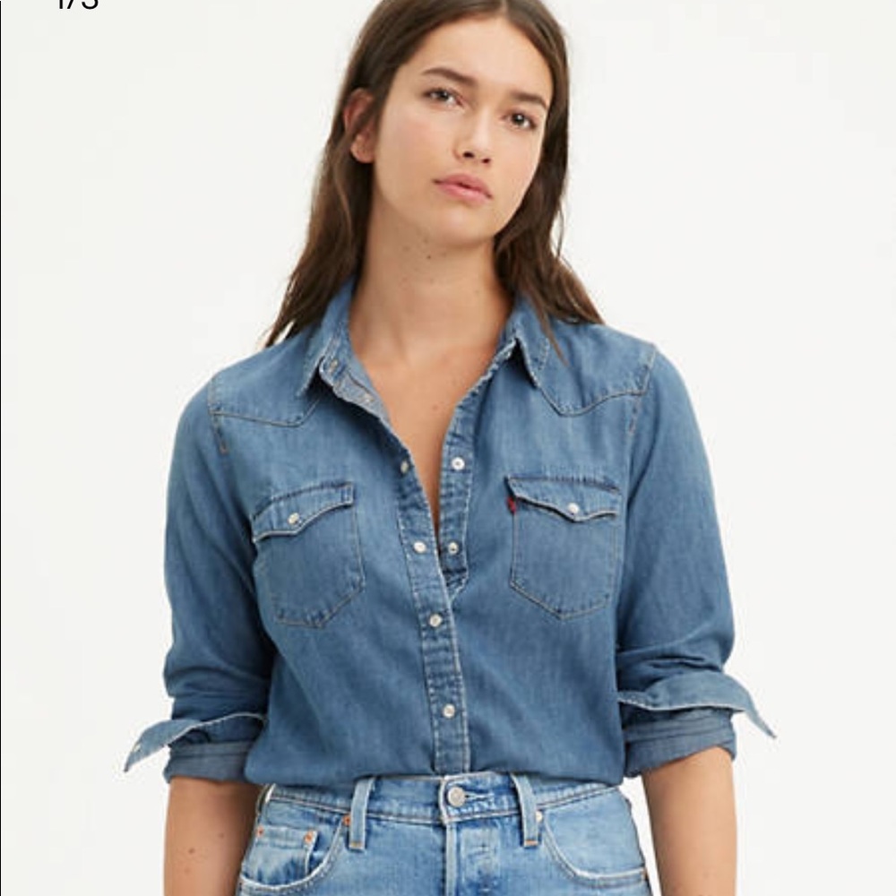 Levi’s Ultimate Western Shirt NWT Size Medium - Picture 1 of 11